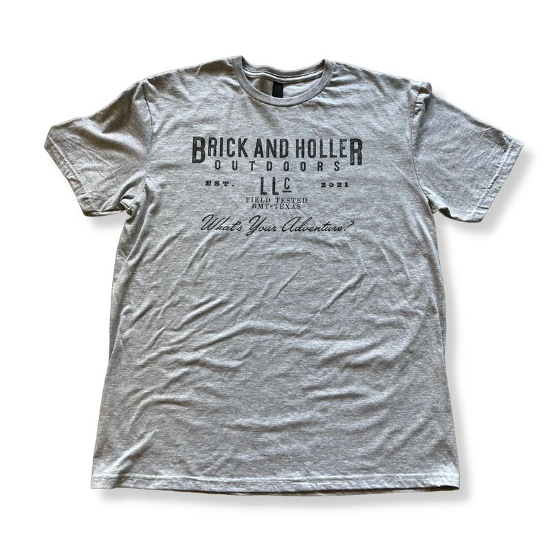 Brick & Holler Outdoors Gray Tshirt