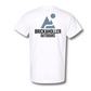 Brick Holler Outdoors Logo White Tee with back print