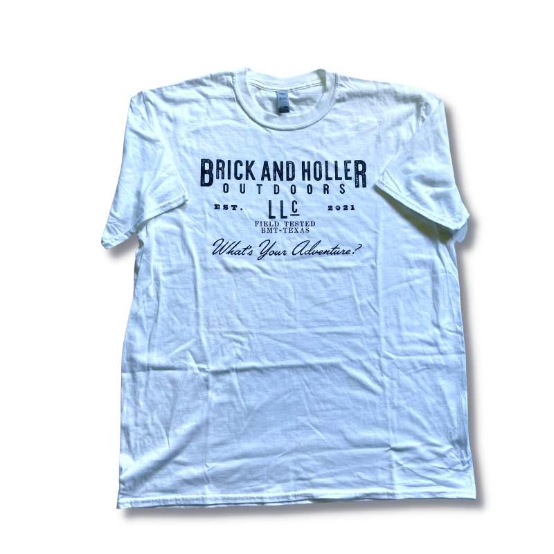 Brick & Holler Outdoors White T-Shirt