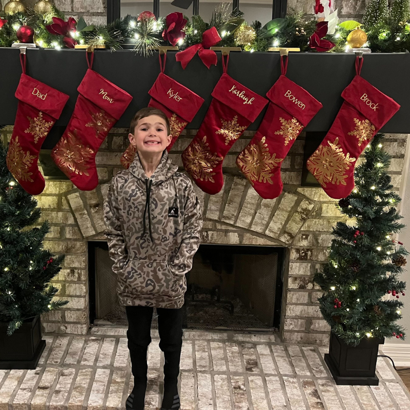 Youth Camouflage Fleece Hoodie