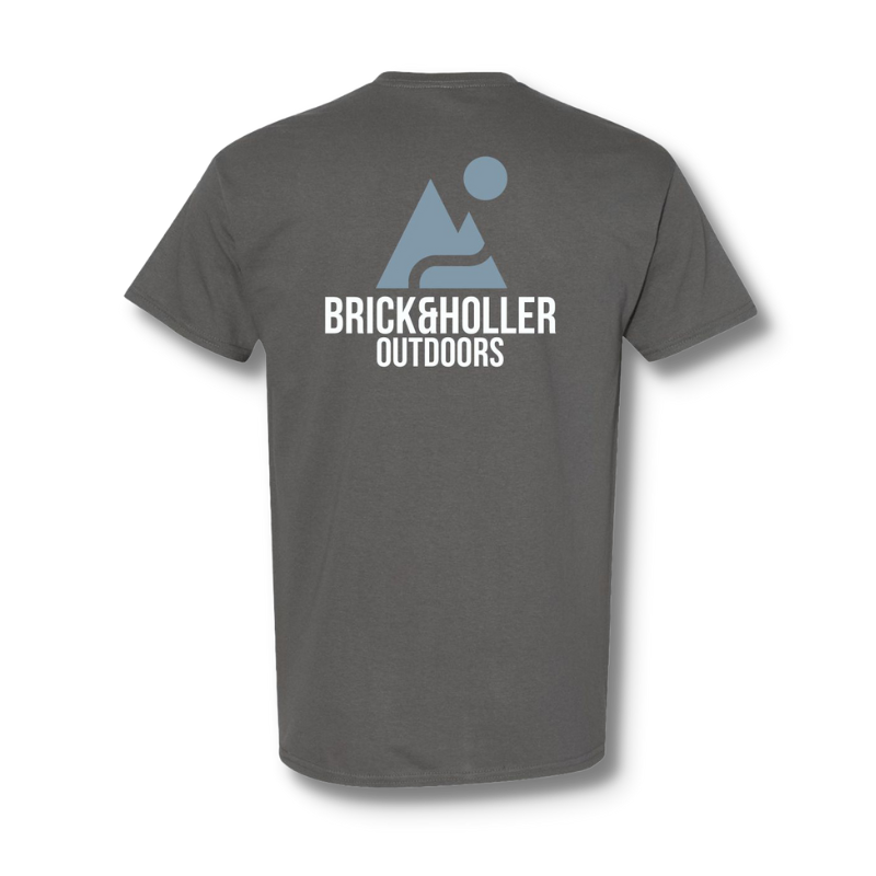 Brick Holler Outdoors in Gray back print