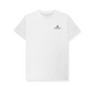 American flag Buffalo White T-Shirt
